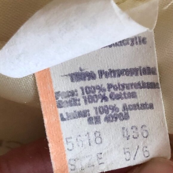 80’s Vintage Jordache Cream Gray Plush Faux Fur Lined Jacket Long Sleeves - Picture 12 of 13